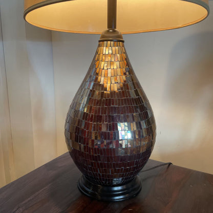 Mirrored Mosaic Table Lamp