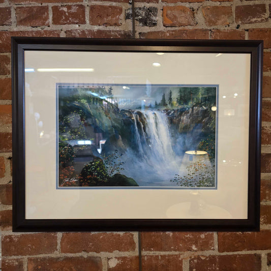 John Ebner GICLEE Print "Snoqualmie Falls / Mt. SI" Art