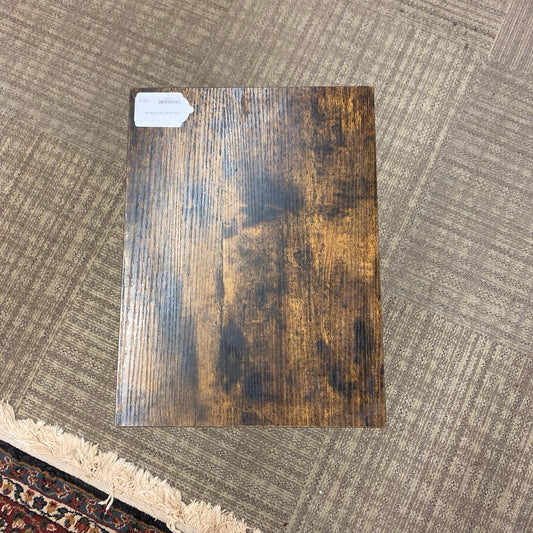 Faux Wood Top C Table