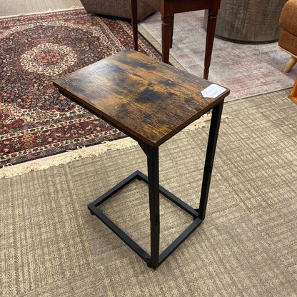 Faux Wood Top C Table