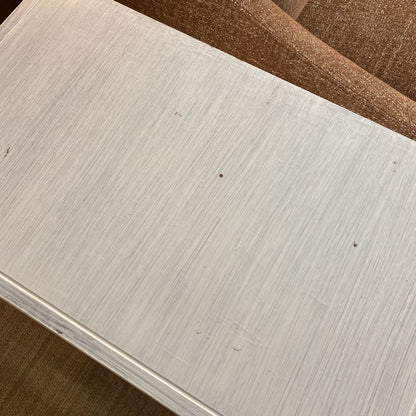 Whitewash Side Table w/Drawer & Shelf