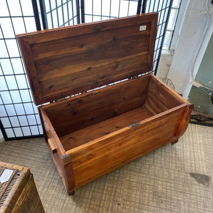 Pot Belly Wood Trunk Coffee Table