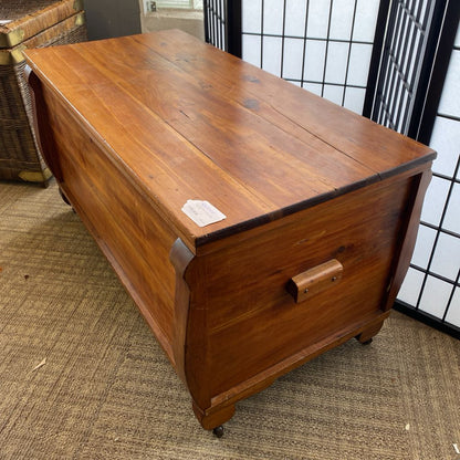 Pot Belly Wood Trunk Coffee Table