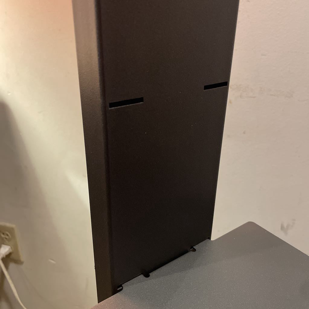 Dark Metal Stack Shelf