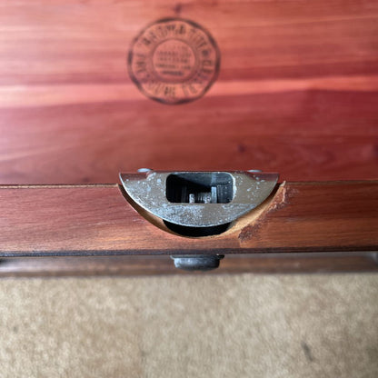 Lane Cedar Lined Black Vinyl Top Chest