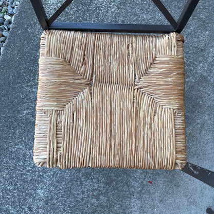 Glass Top Square Outdoor Dining Table w/3 Chairs