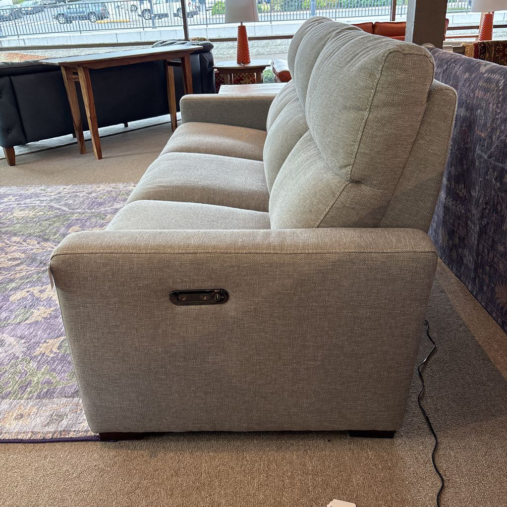 Dania Grey 3 Seat Power Sofa