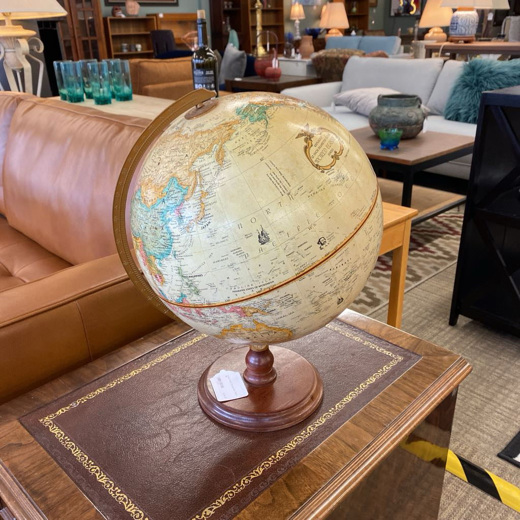 Antique Style Topographic Globe