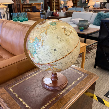 Antique Style Topographic Globe