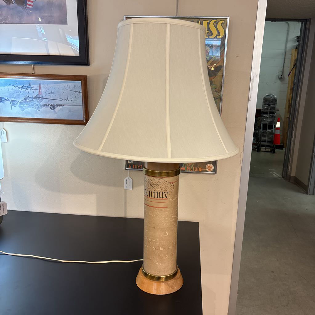 Vintage Manuscript Pattern Lamp LAMPS