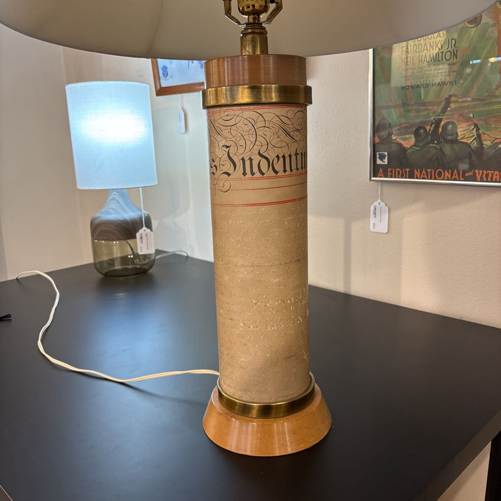 Vintage Manuscript Pattern Lamp LAMPS