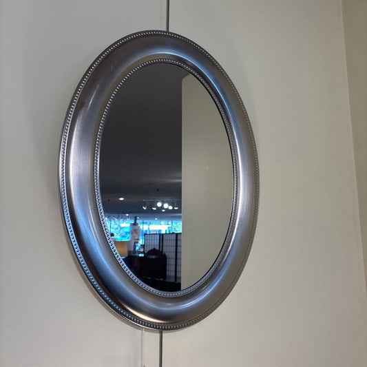 Silver Oval Mirror C MIRRORS