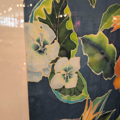 Bird of Paradise Flower Silk Print