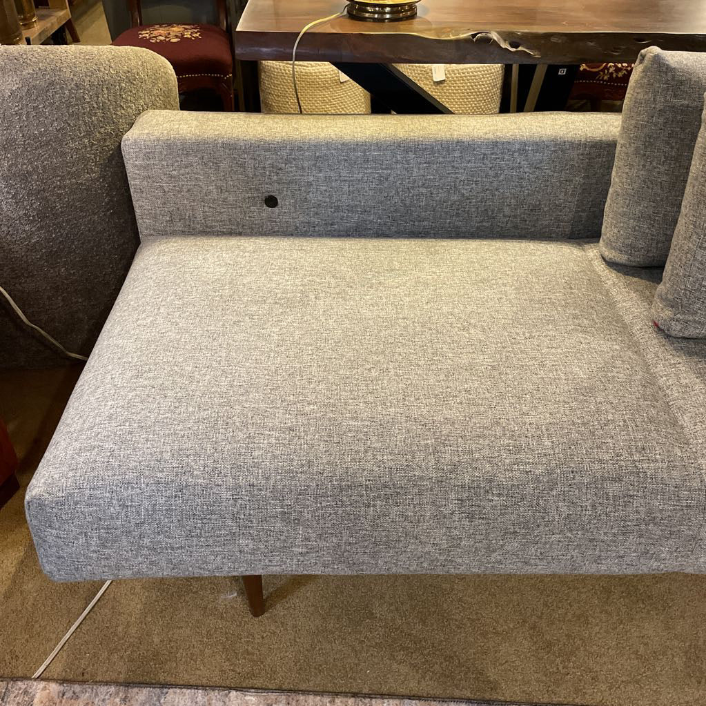 Innovation Silver Textured Convertible Sleeper