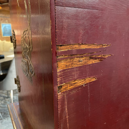 Mohlenrich Hand Painted Chinoiserie Cocktail Cabinet