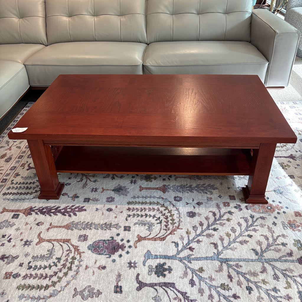 Mission Style Cherry Wood Coffee Table C COFFEE TABLES