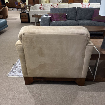 Khaki Ultra-Suede Accent Chair U ACCENT CHAIRS