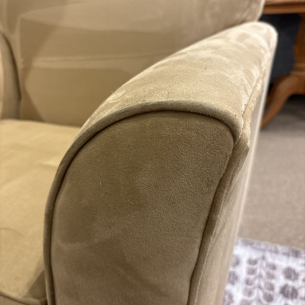 Khaki Ultra-Suede Accent Chair U ACCENT CHAIRS