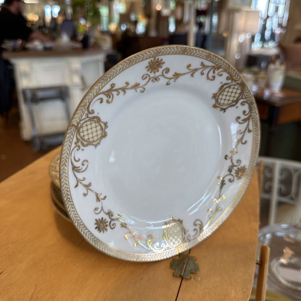 Set Of 5 Hand Painted Nippon Tea Plates SMALLS