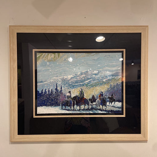Earl Bliss "Mountain Crows" Serigraph ART