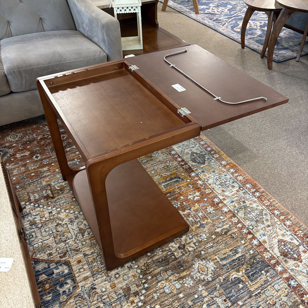 Contemporary C Table / Music Stand w/ Lift Top