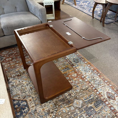 Contemporary C Table / Music Stand w/ Lift Top