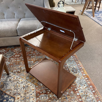 Contemporary C Table / Music Stand w/ Lift Top