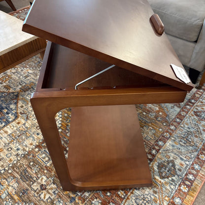 Contemporary C Table / Music Stand w/ Lift Top