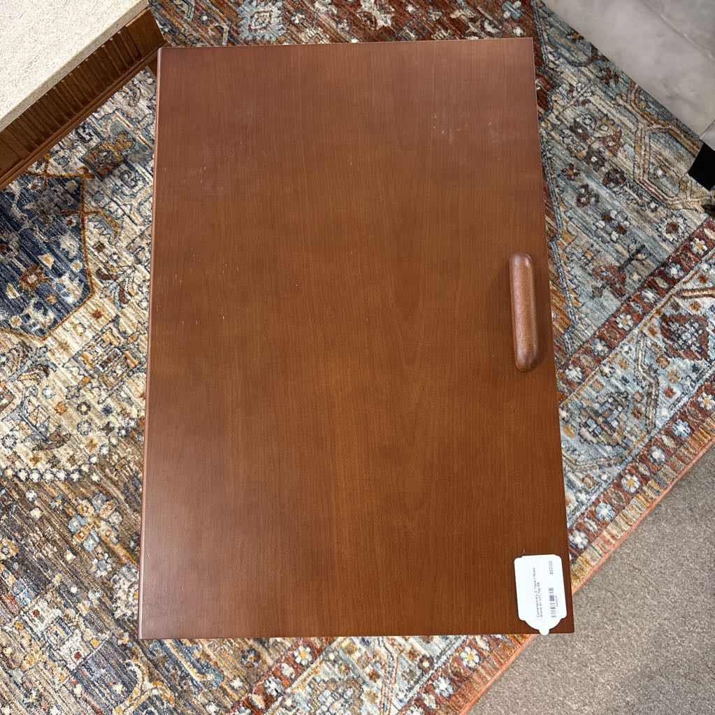 Contemporary C Table / Music Stand w/ Lift Top