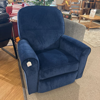 Blue Velvet Rocker