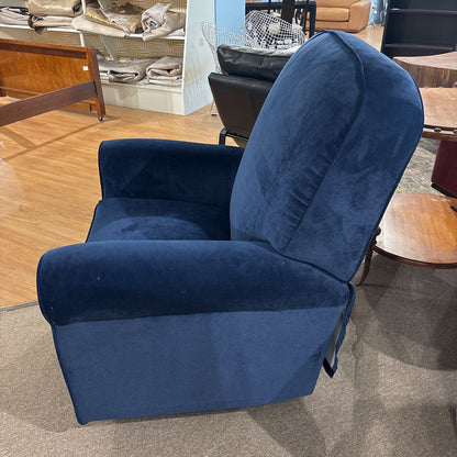 Blue Velvet Rocker