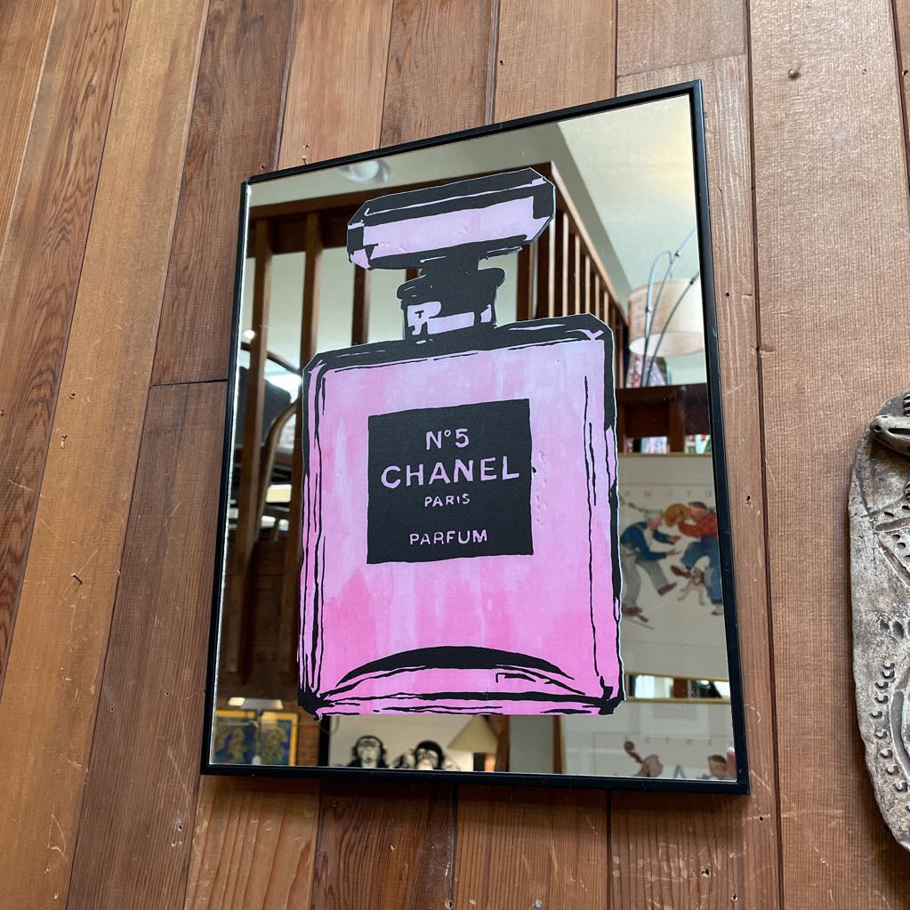 Mirrored Chanel No 5 Display