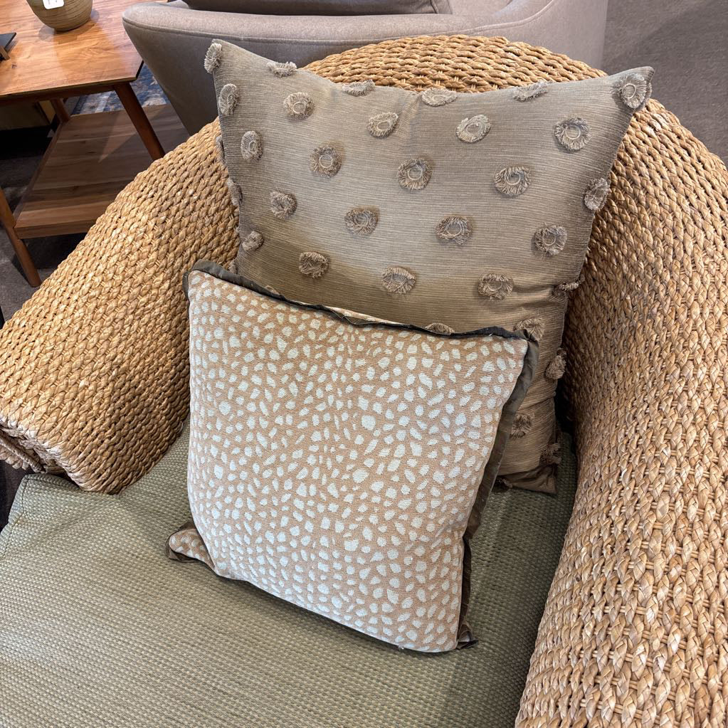 Woven Rattan Chaise Lounge
