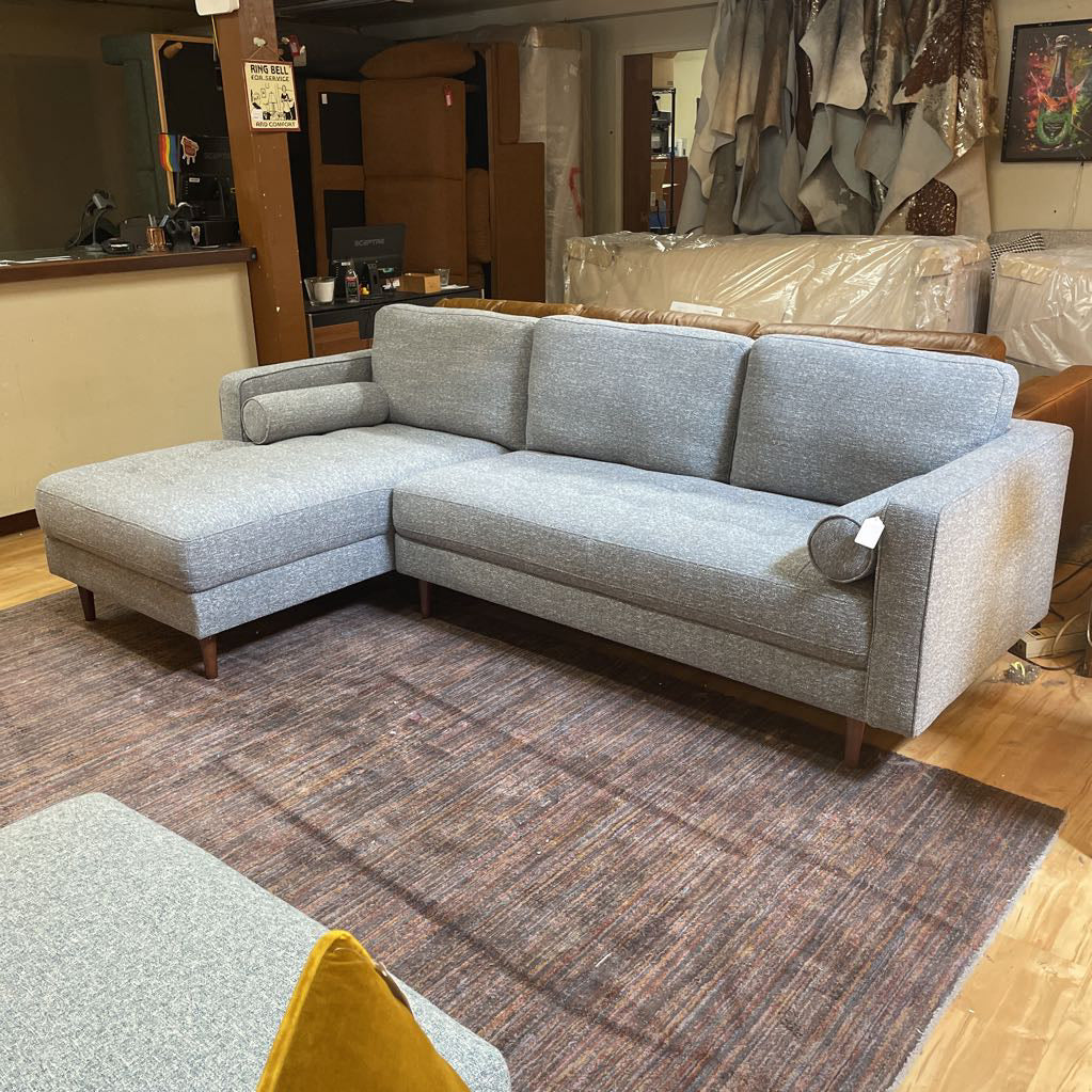 Malmo Azure LAF Chaise Sectional