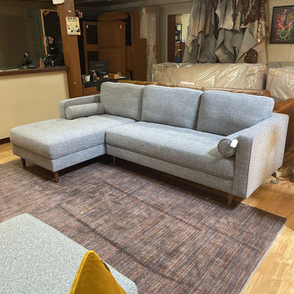 Malmo Azure LAF Chaise Sectional