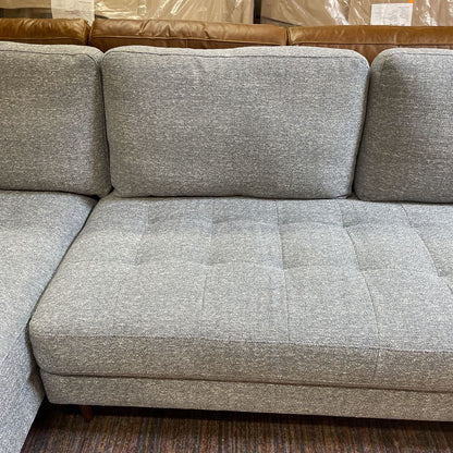 Malmo Azure LAF Chaise Sectional