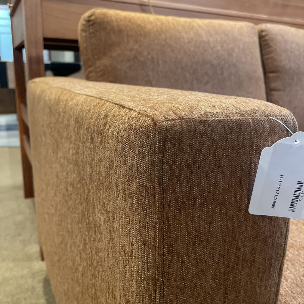 Alba Clay Loveseat U LOVESEATS
