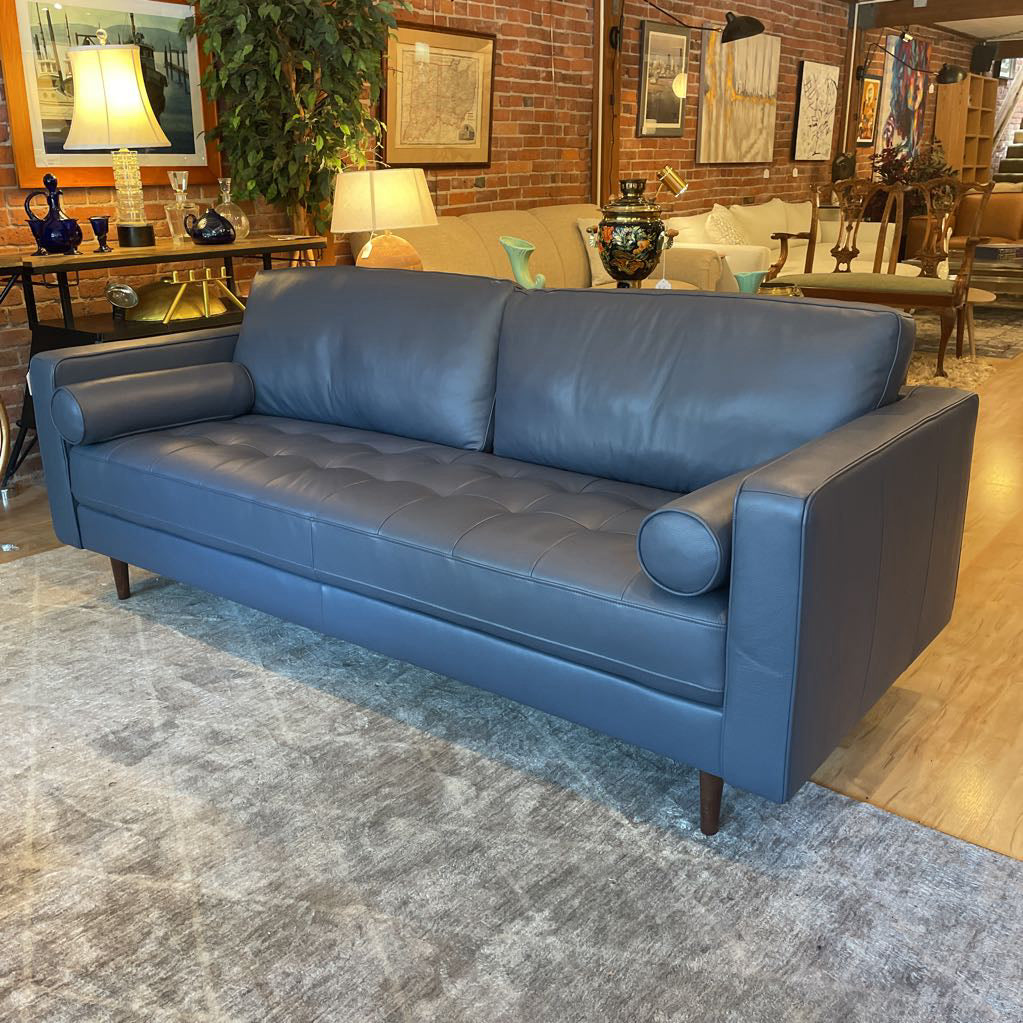 Malmo Steel Leather Sofa