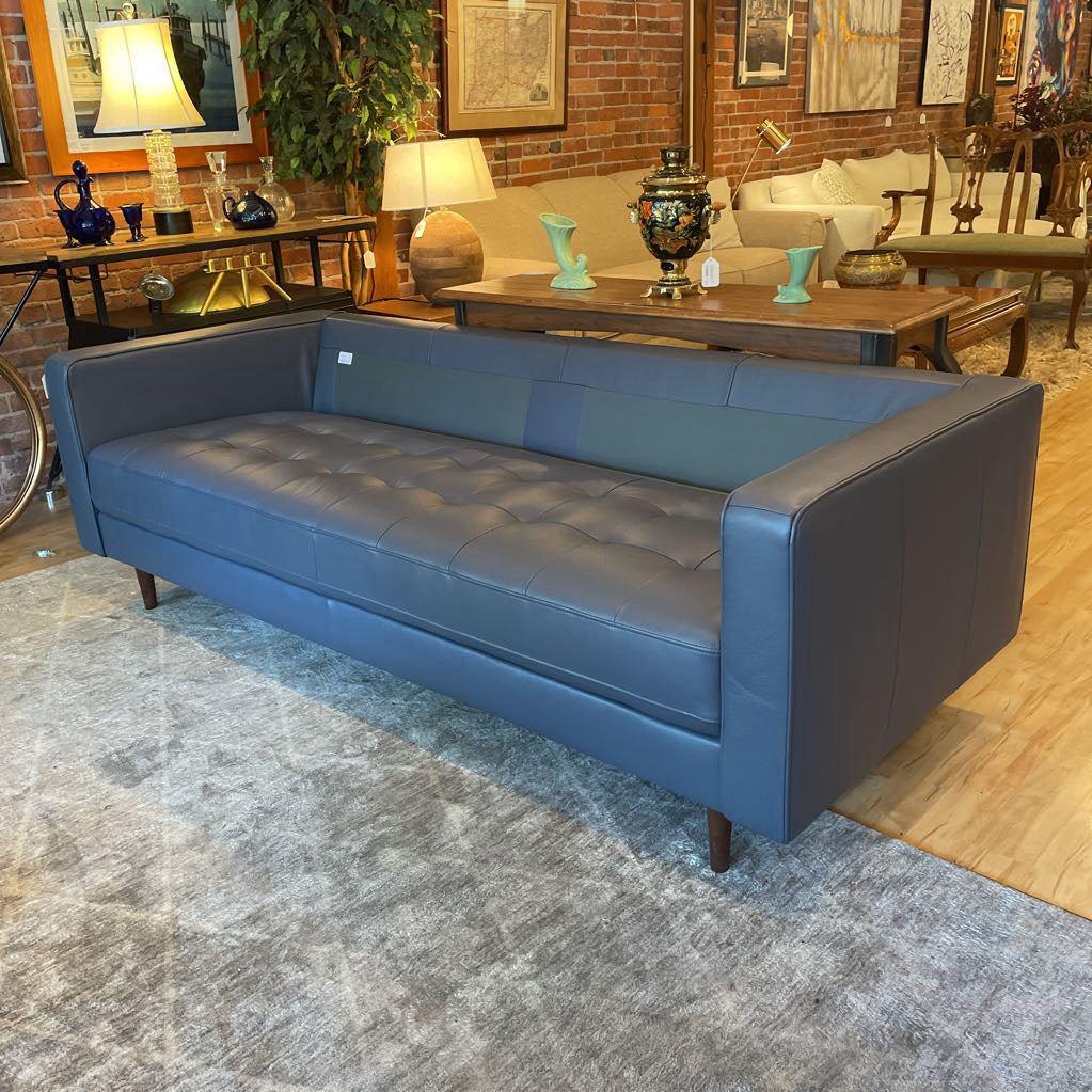 Malmo Steel Leather Sofa