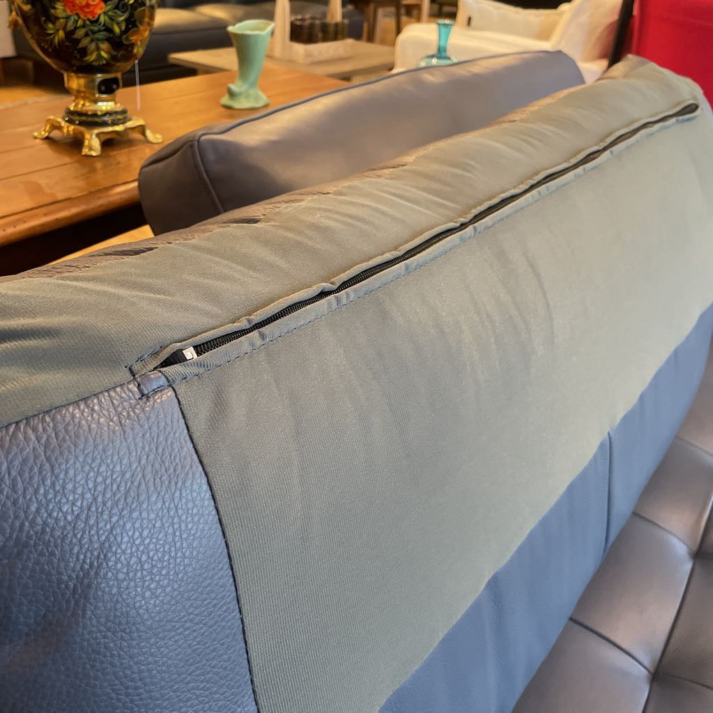 Malmo Steel Leather Sofa