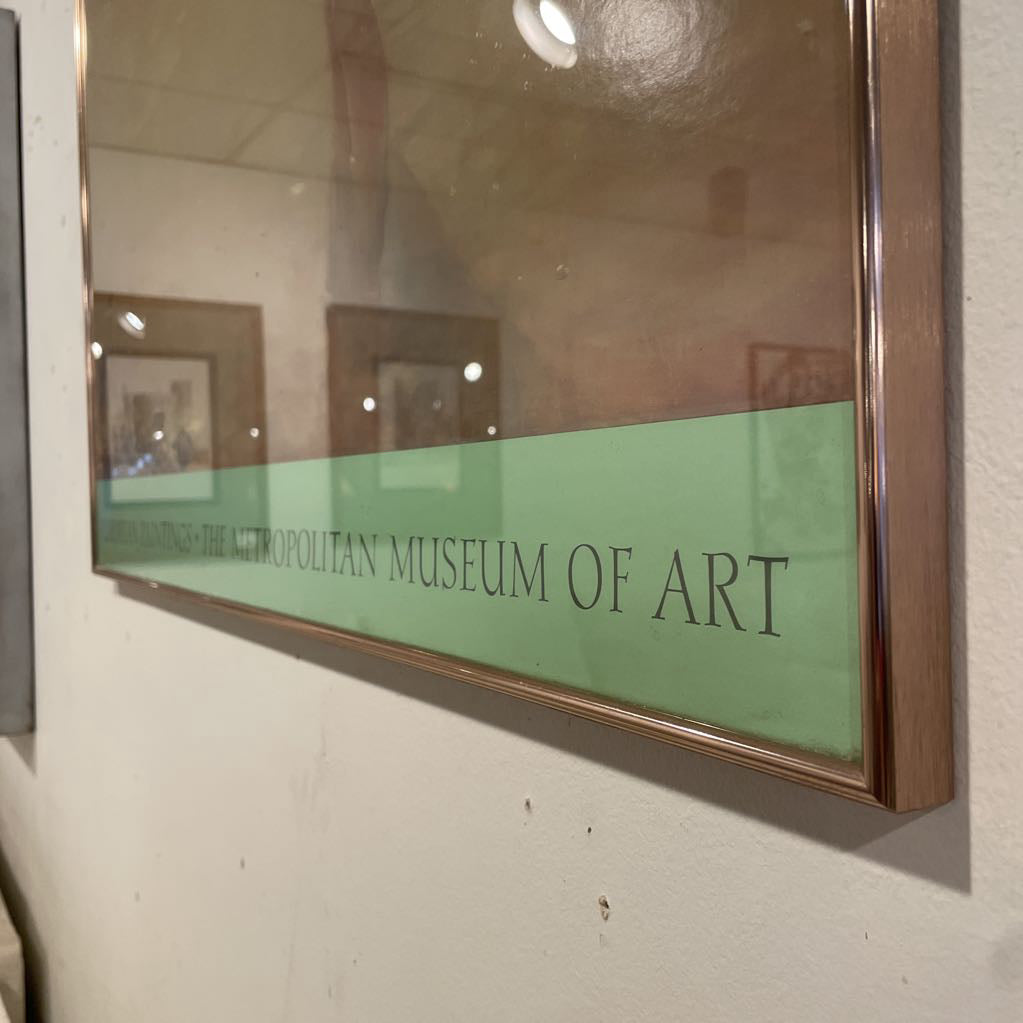 The Met Exhibit Poster Framed