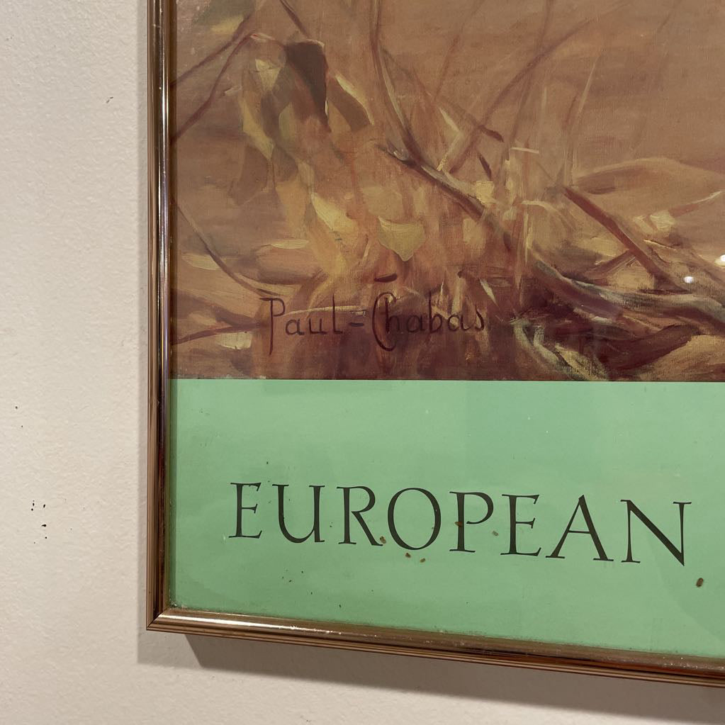 The Met Exhibit Poster Framed