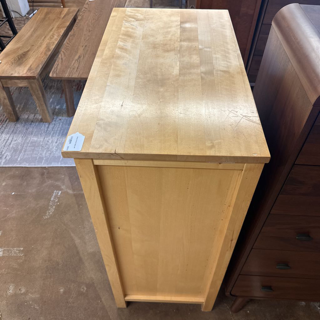Blonde 5 Drawer Highboy