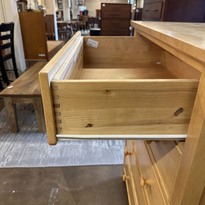 Blonde 5 Drawer Highboy