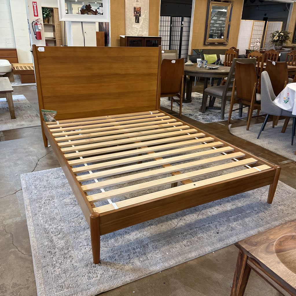 MC Blonde Queen West Elm Bedframe