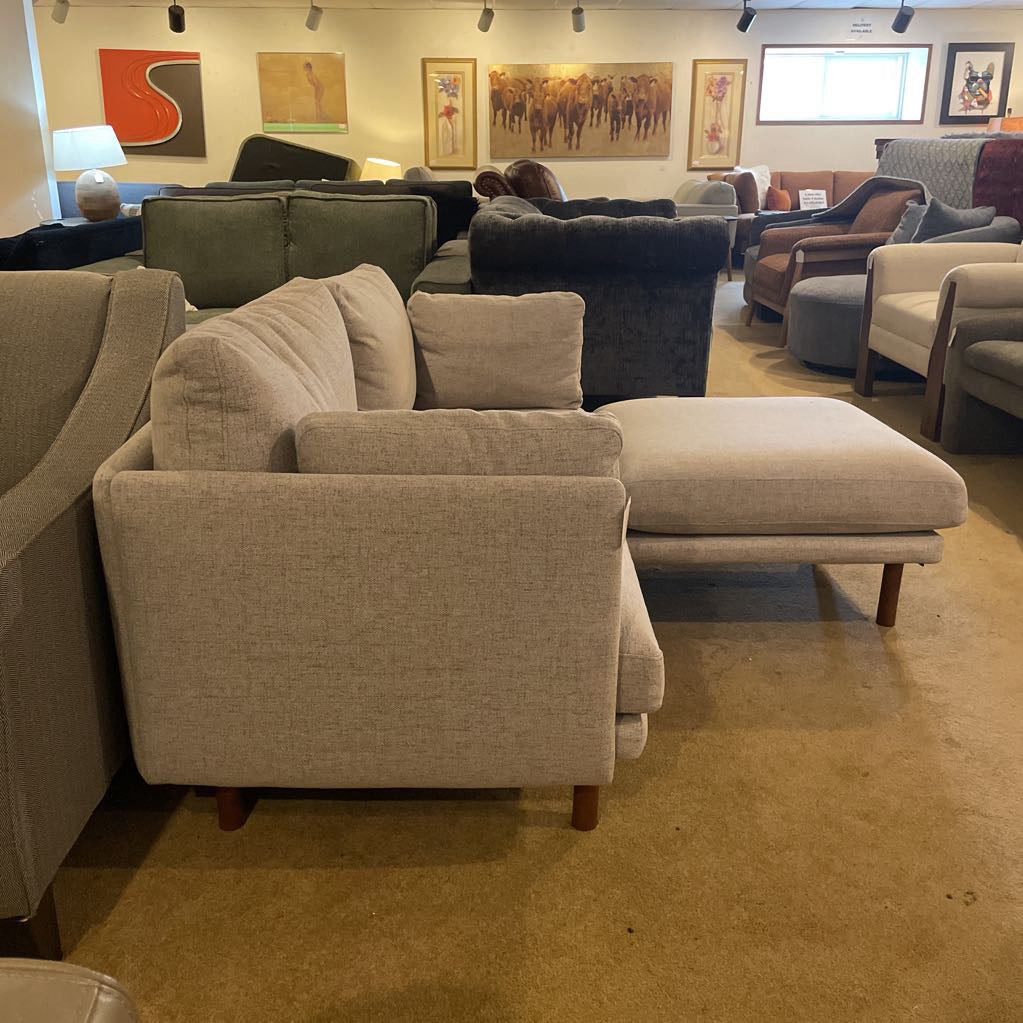 Burrow Silver Field 2 Seat Reversible Sectional
