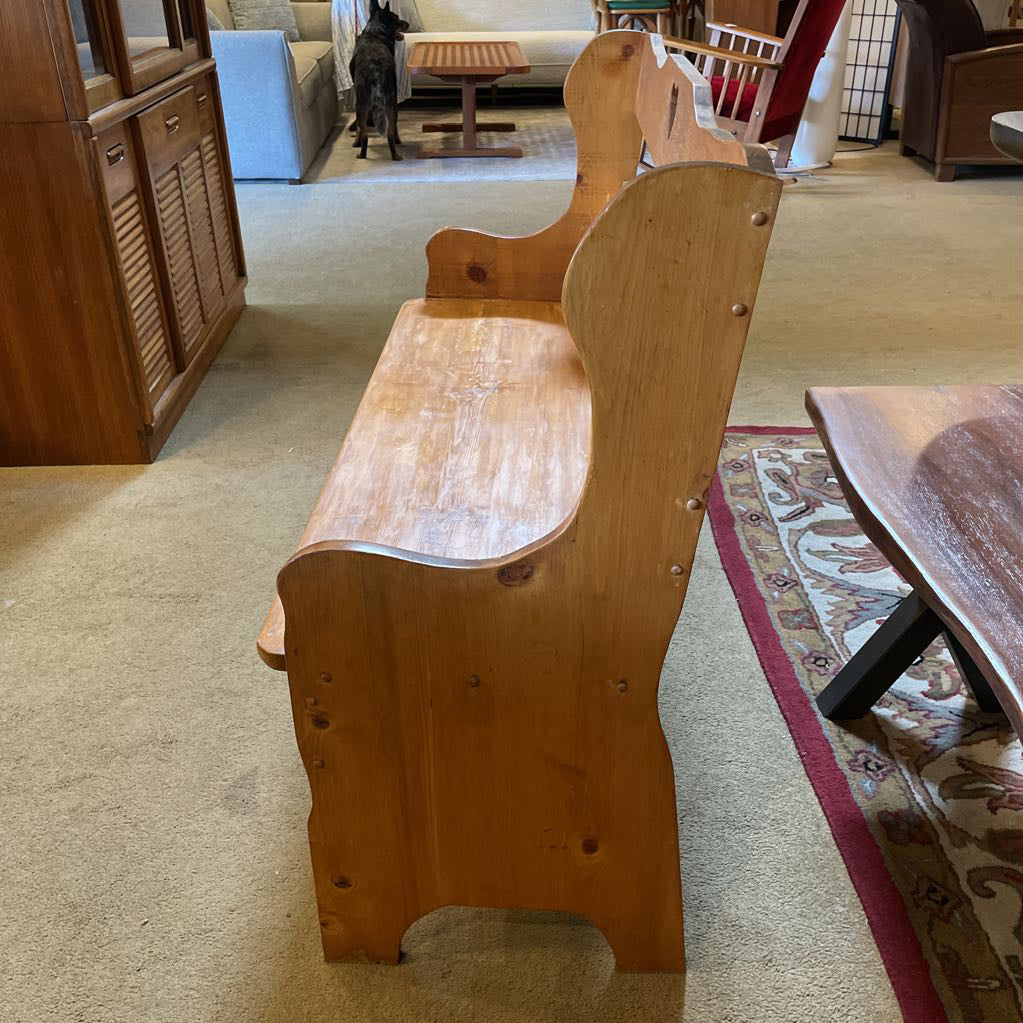 Pine Sweethearts Bench