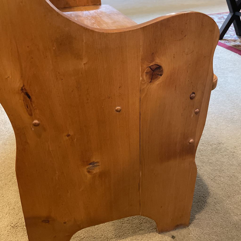 Pine Sweethearts Bench