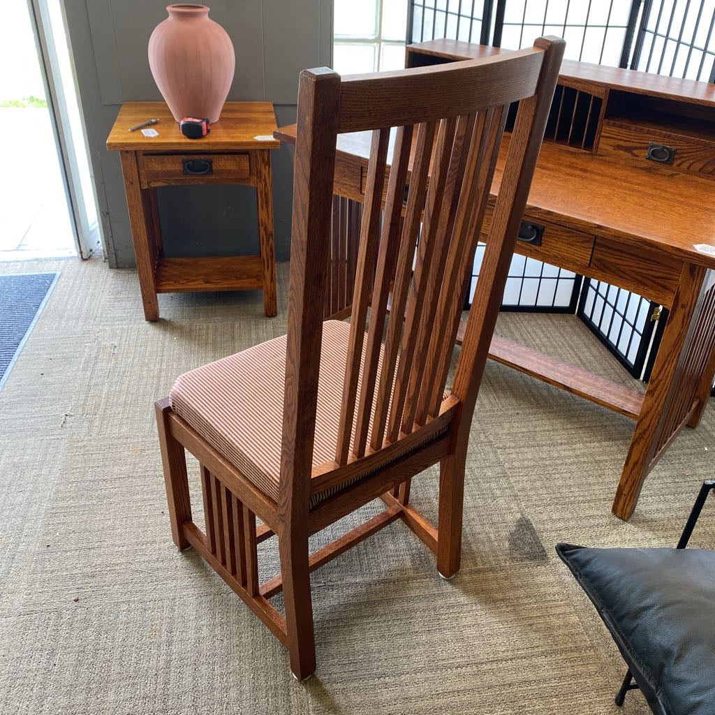 MICHAELS FURNITURE Mission Style High Back Side Chair