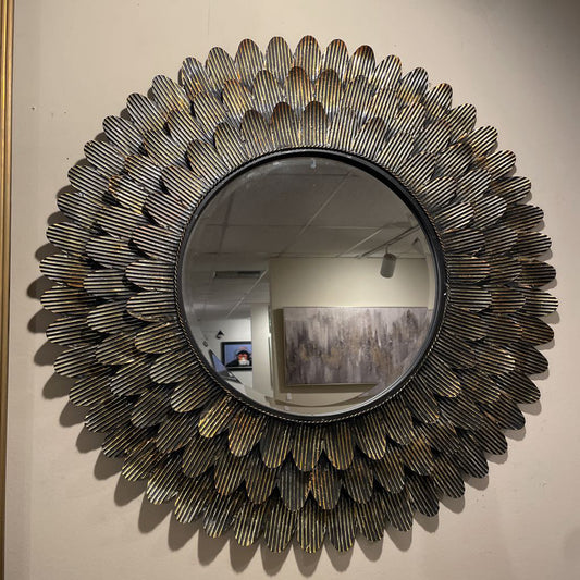 Decorative Tin Floral Mirror C MIRRORS